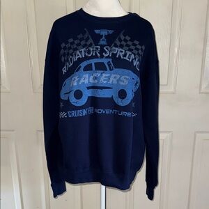 Disney Parks Dark Blue Radiator Springs Sweatshirt